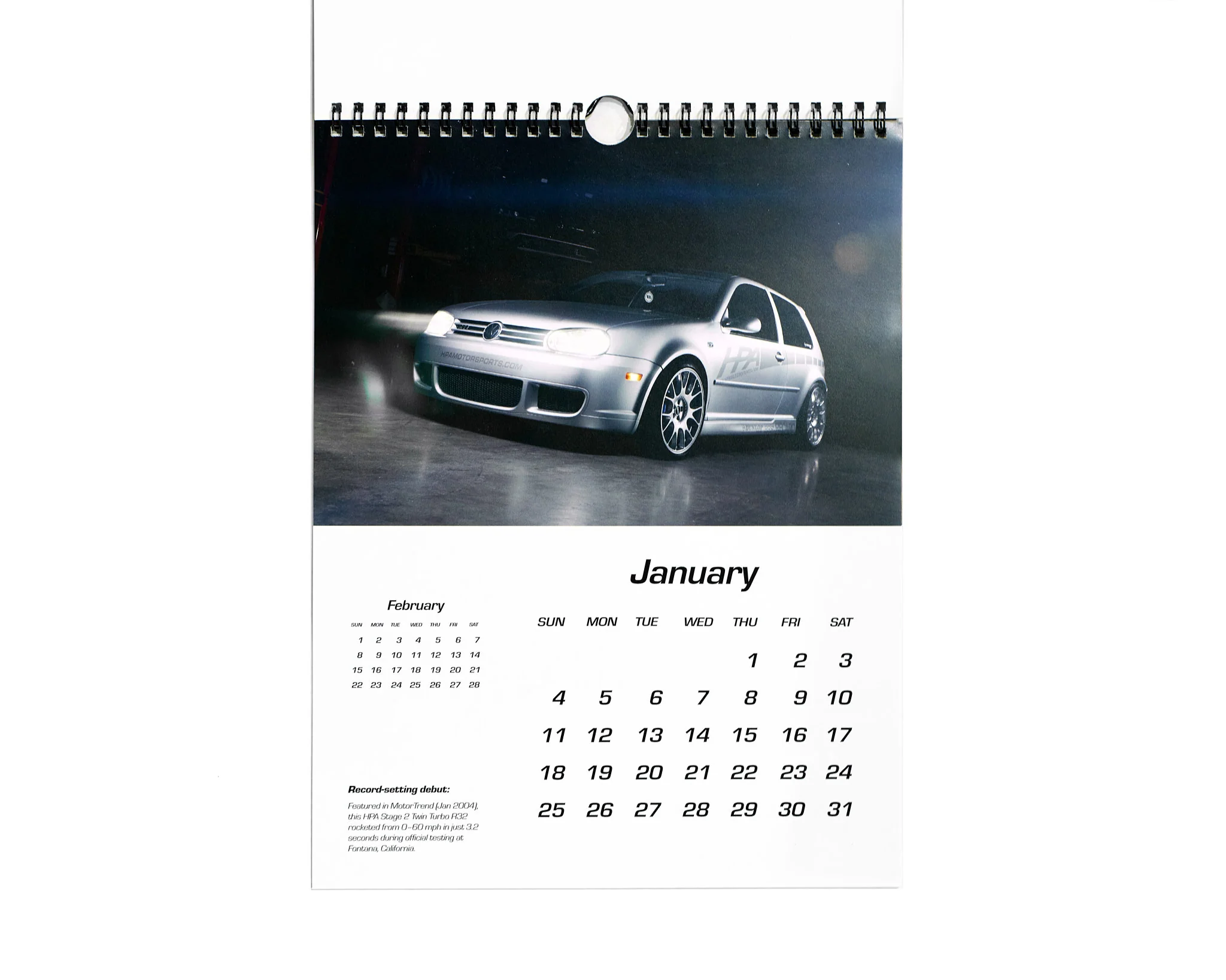 2026 HPA R32 Monthly Calendar - Image 2