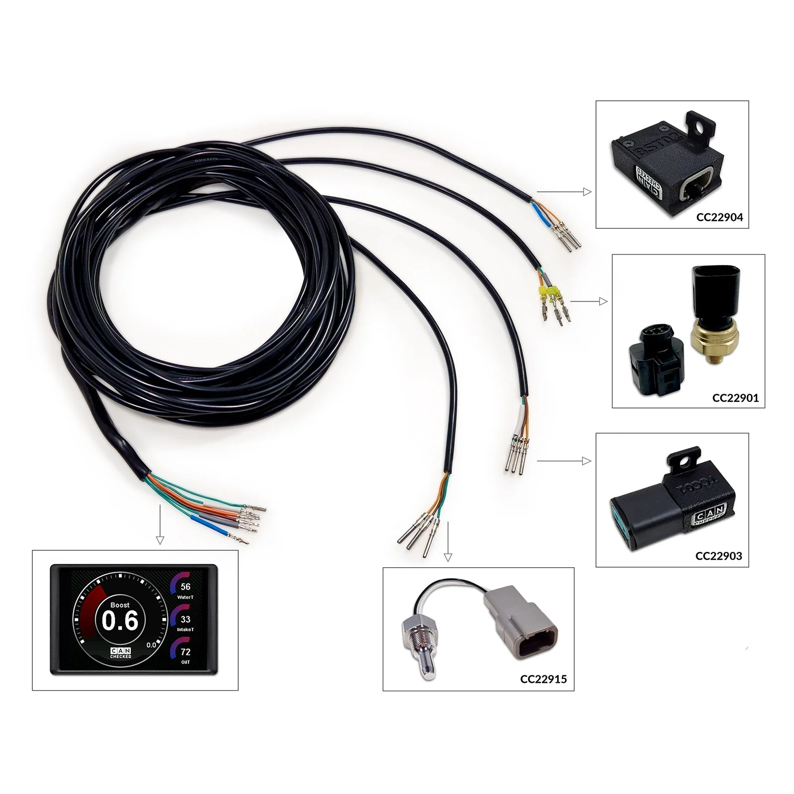 ANC04 Compatible Harness Analogues Sensors