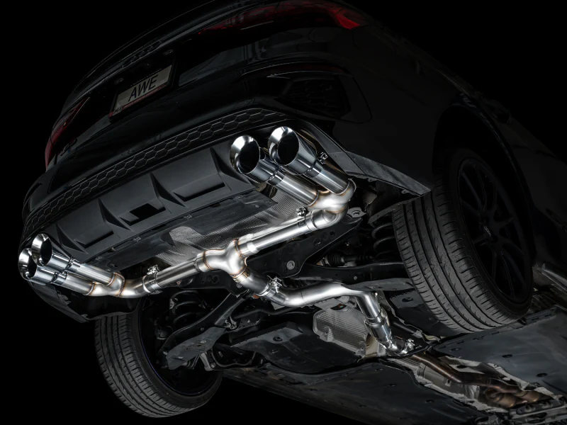 AWE Tuning 22-24 Audi 8Y S3 Track Edition Exhaust - Chrome Silver Tips - Image 8