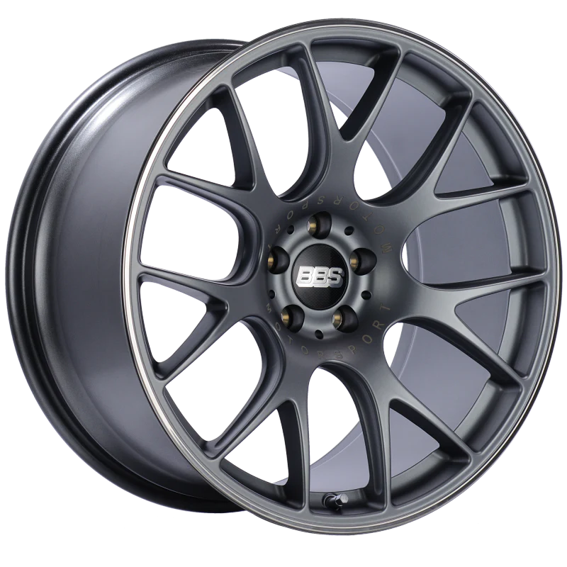 BBS CH-R 20x10.5 5x114.3 ET24 CB66 Satin Titanium Polished Rim Protector Wheel
