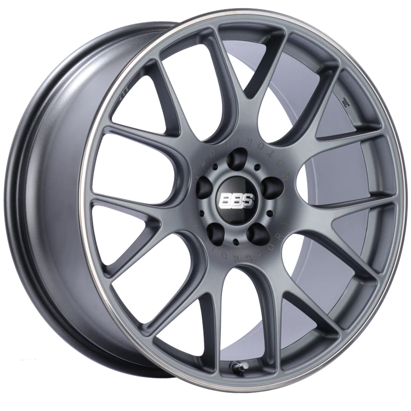 BBS CH-R 20x9 5x120 ET24 Satin Titanium Polished Rim Protector Wheel -82mm PFS/Clip Required - Image 2