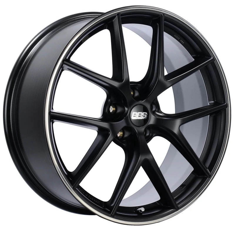 BBS CI-R 20x11.5 5x120 ET52 Satin Black Rim Protector Wheel -82mm PFS/Clip Required - Image 2