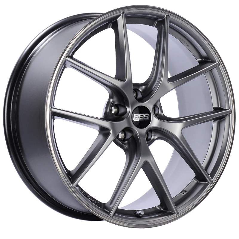 BBS CI-R 20x8.5 5x112 ET32 Platinum Silver Polished Rim Protector Wheel -82mm PFS/Clip Required