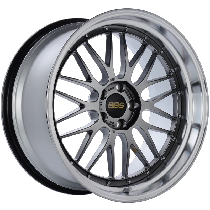 BBS LM 20x10.5 5x114.3 ET20 CB66 Diamond Black Center Diamond Cut Lip Wheel
