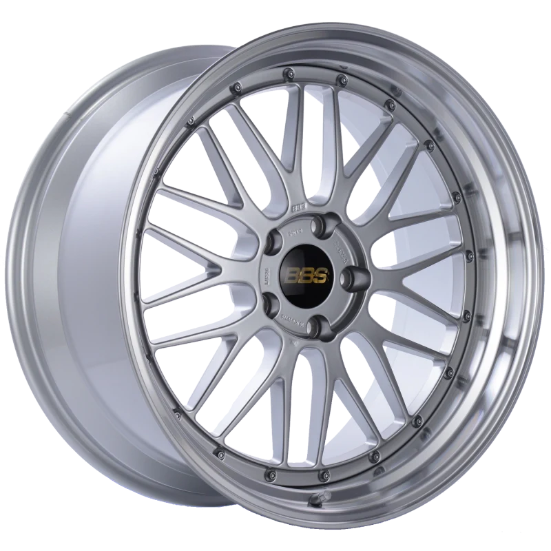 BBS LM 20x10 5x120 ET20 Diamond Silver Center Diamond Cut Lip Wheel -82mm PFS/Clip Required
