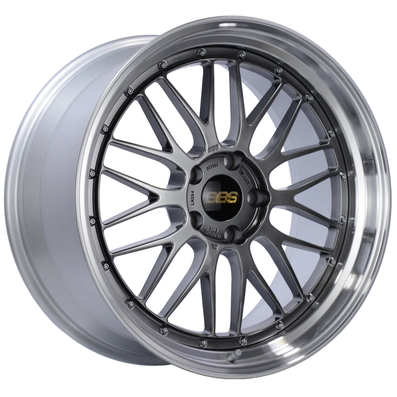 BBS LM 20x10 5x120 ET33 Diamond Black Center Diamond Cut Lip Wheel -82mm PFS/Clip Required - Image 2
