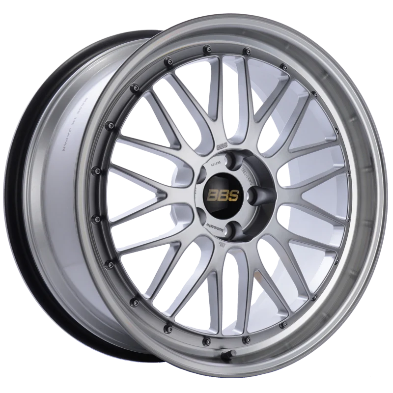 BBS LM 20x9.5 5x114.3 ET40 CB66 Diamond Silver Center Diamond Cut Lip Wheel