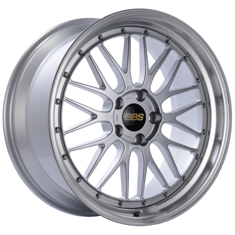 BBS LM 20x9.5 5x120 ET37 Diamond Silver Center Diamond Cut Lip Wheel -82mm PFS/Clip Required