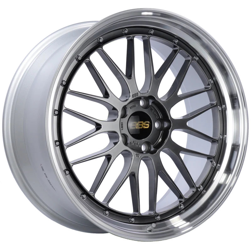 BBS LM 21x10 5x120 ET38 Diamond Black Center Diamond Cut Lip Wheel -82mm PFS/Clip Required - Image 2