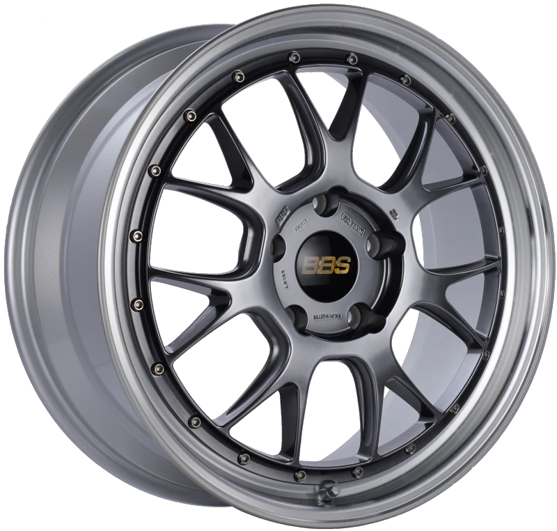 BBS LM-R 19x8.5 5x130 ET55 CB71.6 Diamond Black Center Diamond Cut Lip Wheel - Image 2