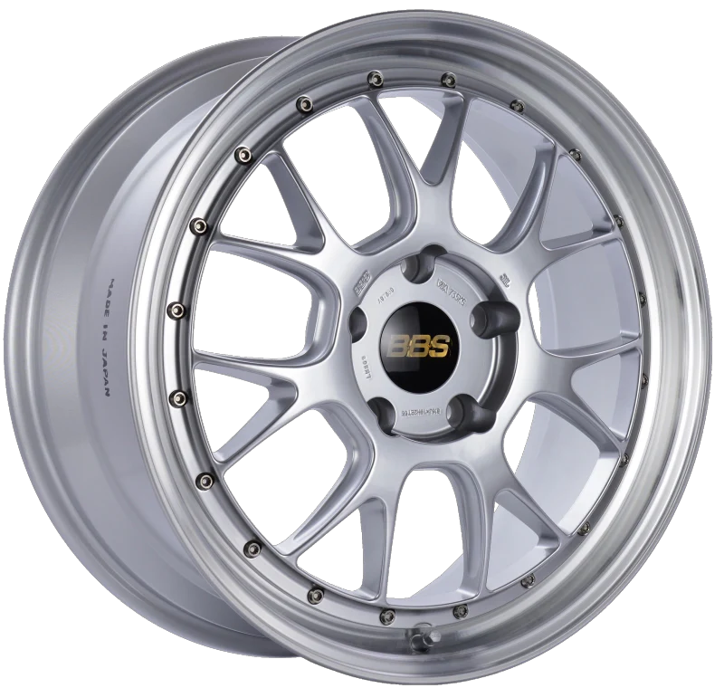 BBS LM-R 19x8.5 5x130 ET55 CB71.6 Diamond Silver Center Diamond Cut Lip Wheel - Image 2