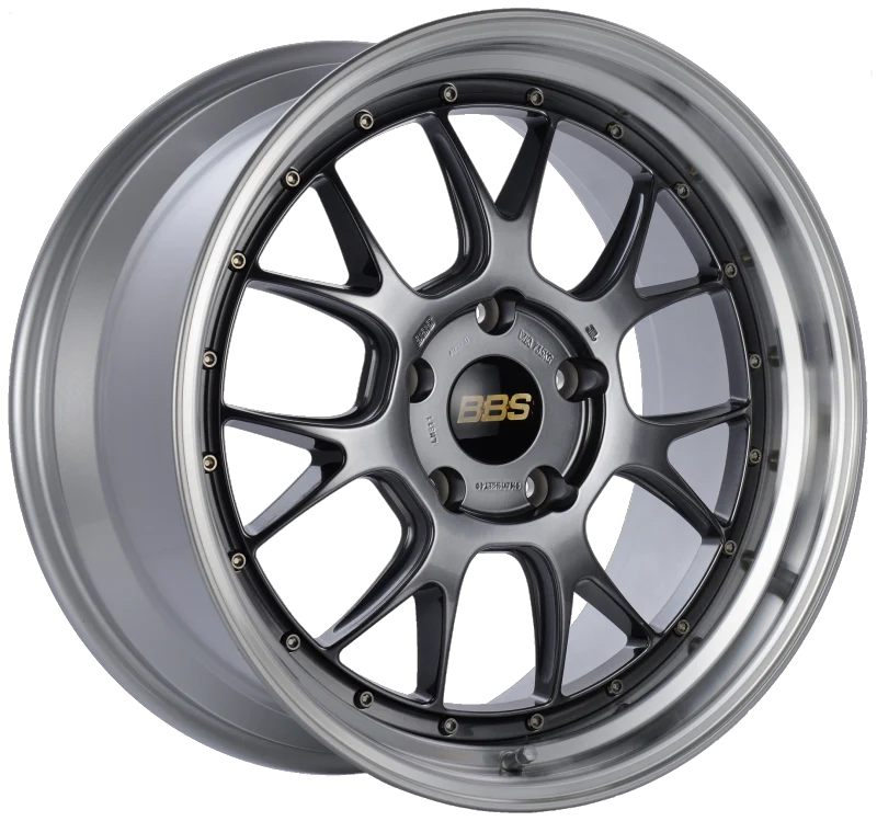 BBS LM-R 19x9.5 5x130 ET40 CB71.6 Diamond Black Center Diamond Cut Lip Wheel - Image 2