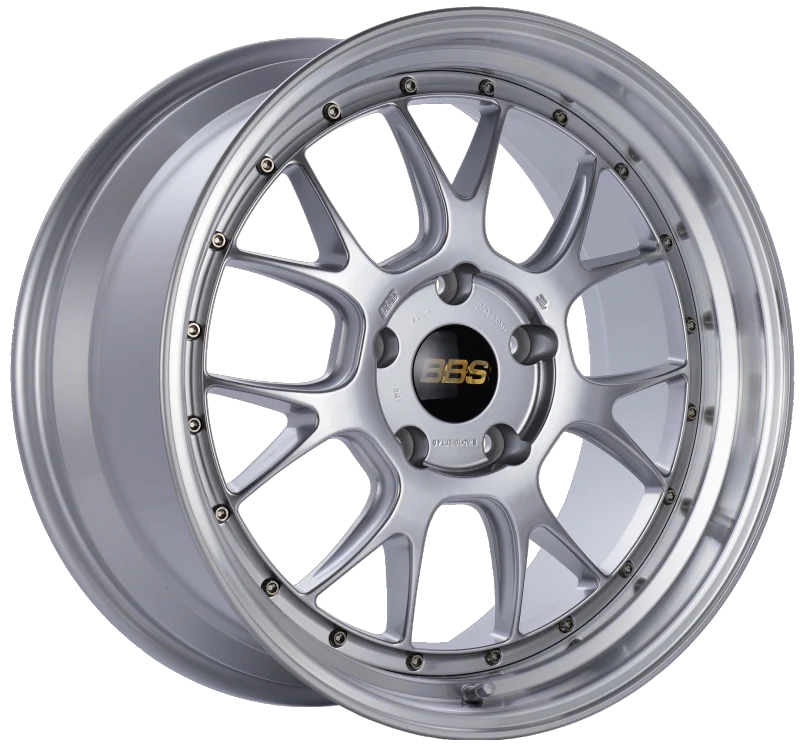 BBS LM-R 19x9.5 5x130 ET40 CB71.6 Diamond Silver Center Diamond Cut Lip Wheel - Image 2