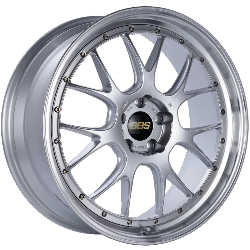 BBS LM-R 21x9 5x120 ET32 Diamond Silver Center Diamond Cut Lip Wheel -82mm PFS/Clip Required - Image 2