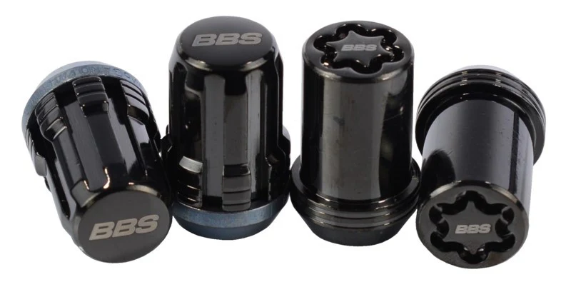 BBS McGard Lug Nut Set 12x1.25 Black - w/Locks - Image 2