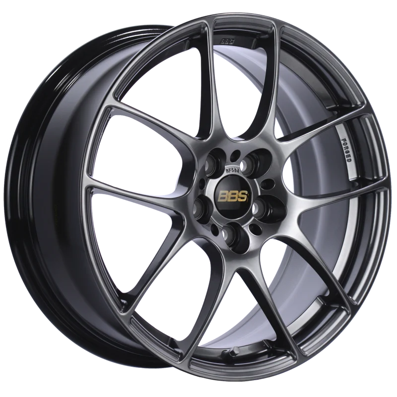 BBS RF 17x7.5 5x100 ET48 Diamond Black Wheel -70mm PFS/Clip Required