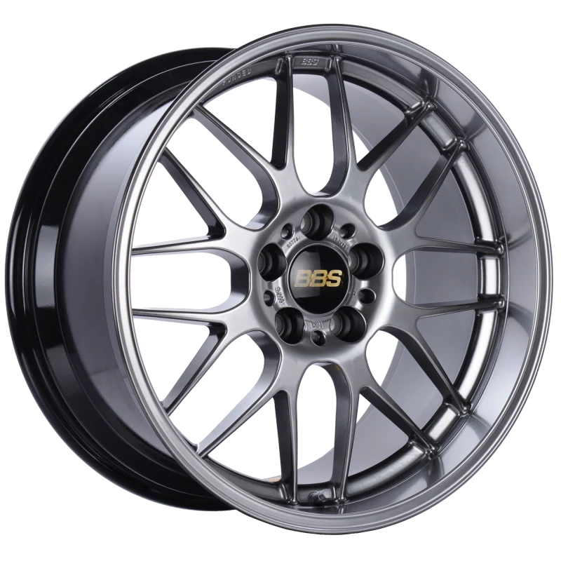 BBS RG-R 18x8.5 5x120 ET13 Diamond Black Wheel -82mm PFS/Clip Required