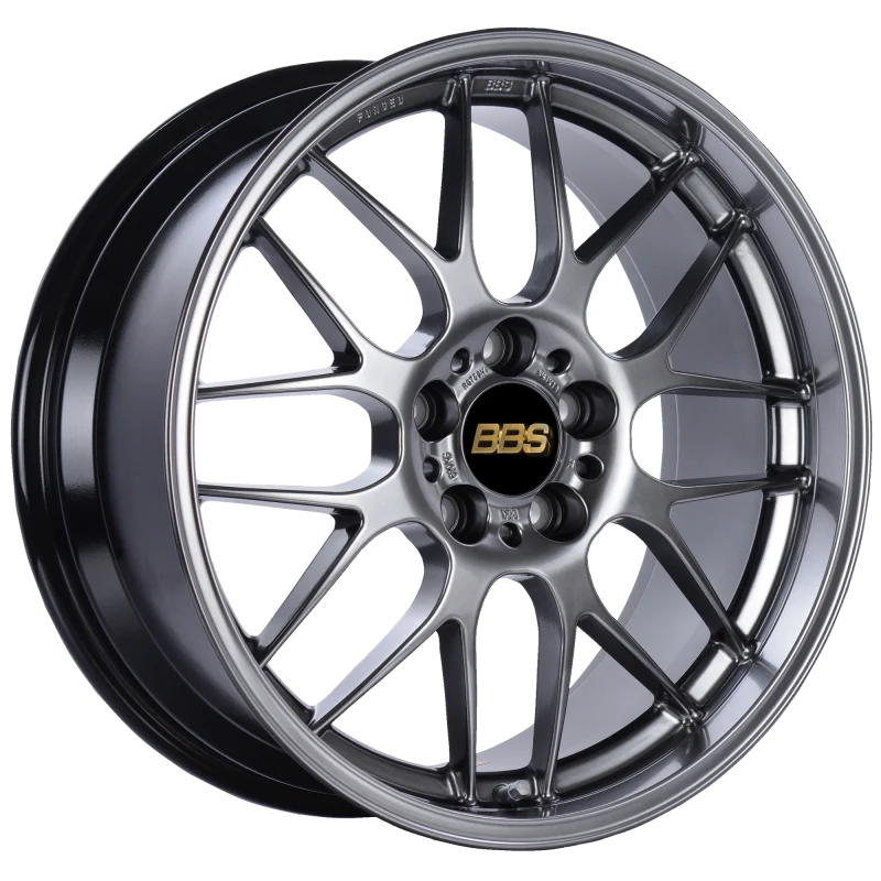 BBS RG-R 18x8.5 5x120 ET22 Diamond Black Wheel -82mm PFS/Clip Required