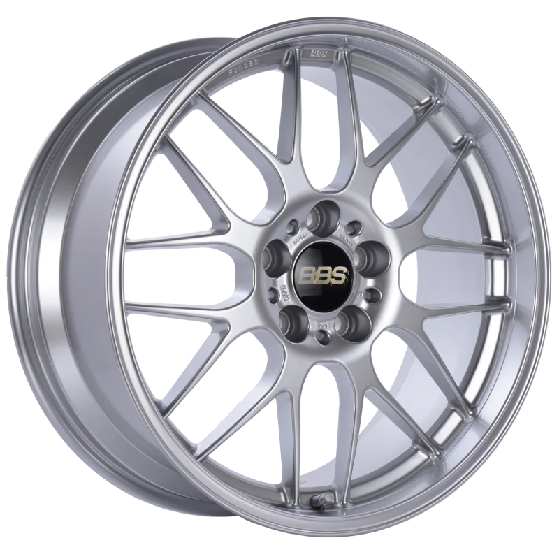 BBS RG-R 18x8.5 5x120 ET22 Diamond Silver Wheel -82mm PFS/Clip Required