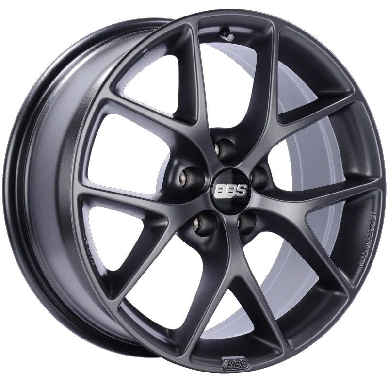 BBS SR 18x8 5x112 ET21 CB66.5 Satin Grey Wheel - Image 2