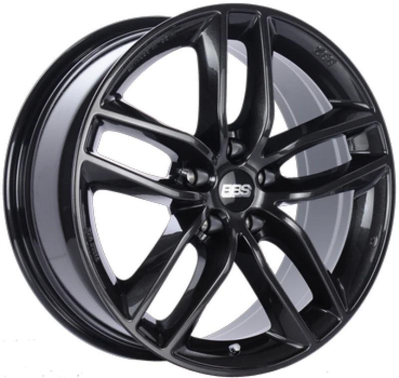 BBS SX 18x8 5x112 ET44 Crystal Black Wheel -57mm