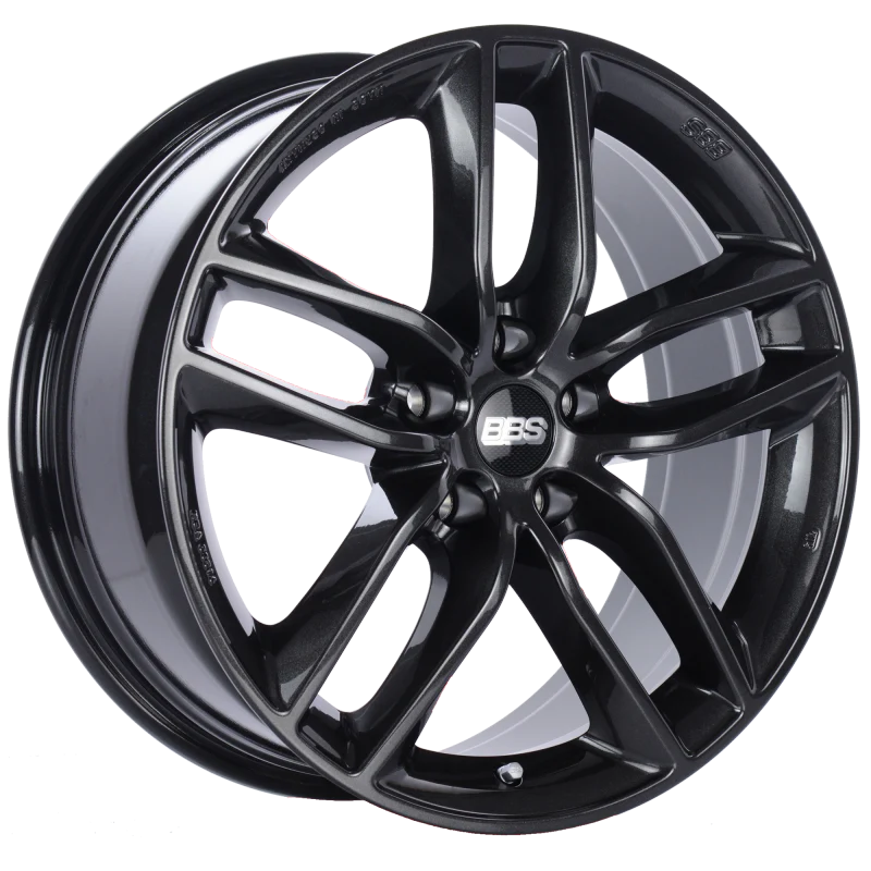 BBS SX 19x8.5 5x120 ET32 Crystal Black Wheel -82mm PFS/Clip Required