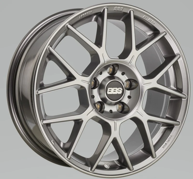 BBS XR 19x8.5 5x114.3 ET40 Platinum Gloss Wheel -82mm PFS/Clip Required - Image 2