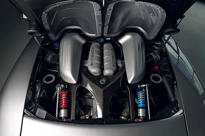 KW 04-05 Porsche Carrera GT Special Edition HLS4 V5 Coilover Kit w/ Red & Blue Springs - Image 6