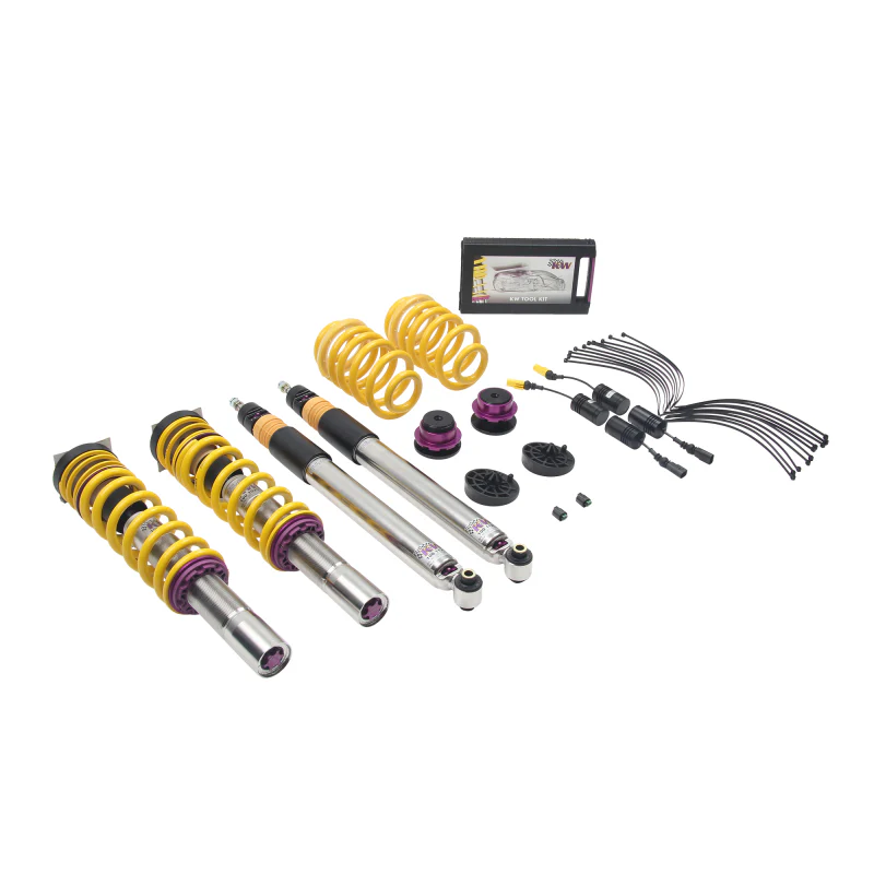 KW Coilover Kit V3 2017+ Audi A4 (B9) Sedan 2wd w/ Electronic Dampers - Image 11