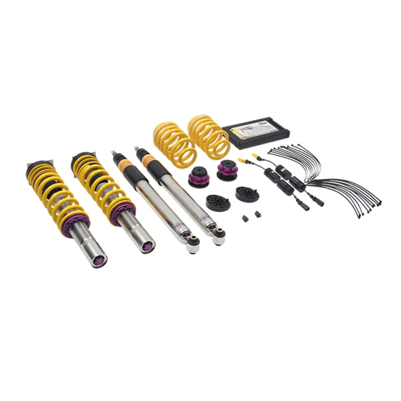 KW Coilover Kit V3 2017+ Audi A4 (B9) Sedan 2wd w/ Electronic Dampers - Image 2