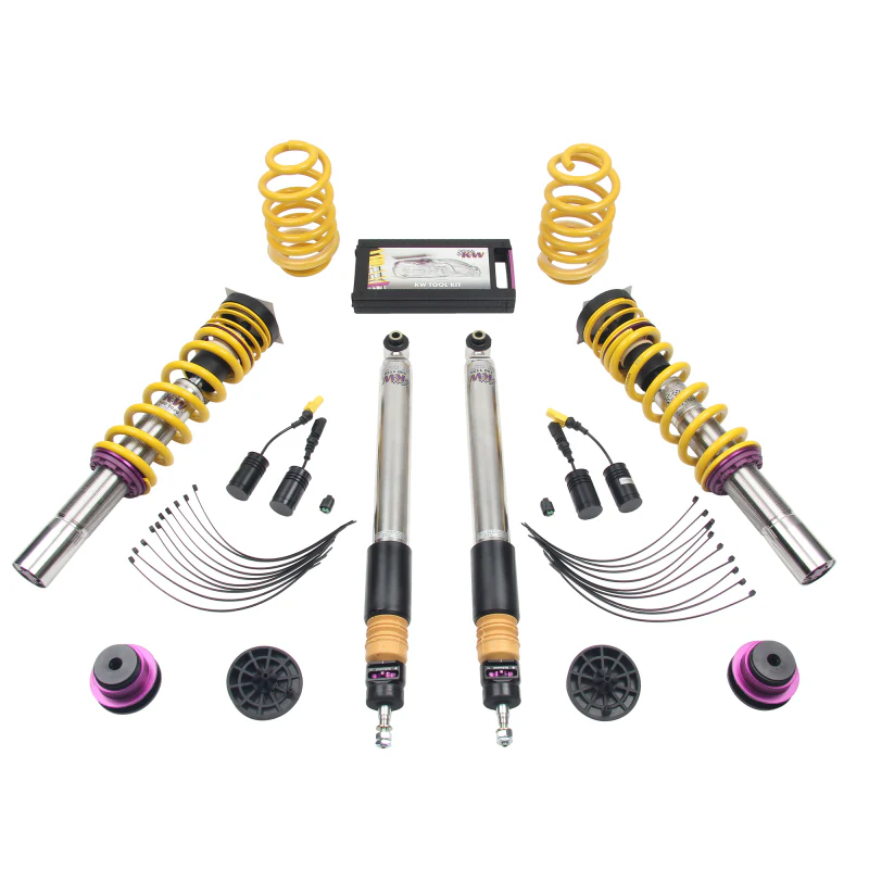 KW Coilover Kit V3 2017+ Audi A4 (B9) Sedan 2wd w/ Electronic Dampers - Image 9