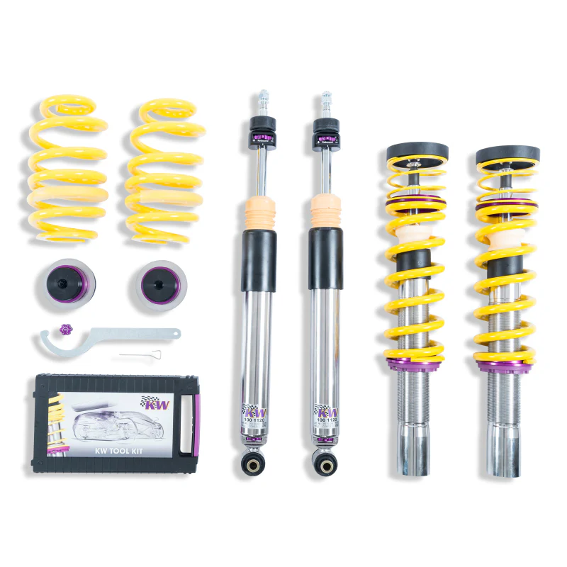 KW Coilover Kit V3 2017+ Audi A4 (B9) Sedan 2wd w/o EDC (50mm) - Image 2