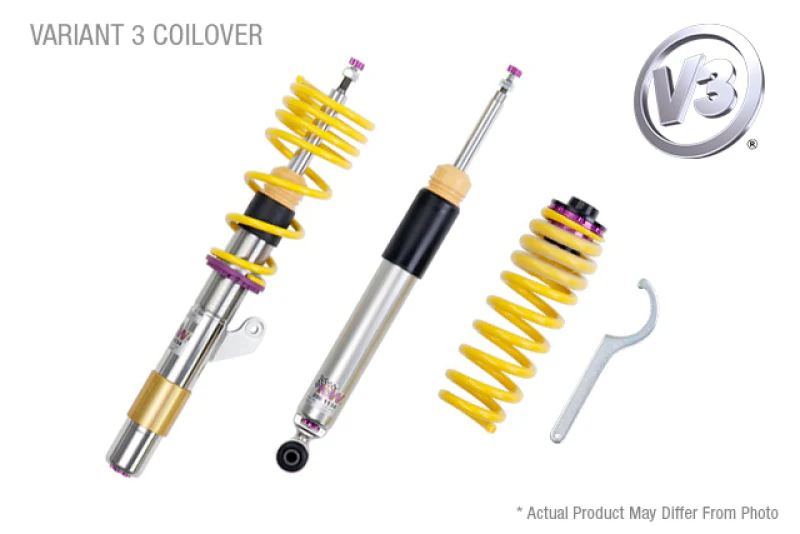 KW Coilover Kit V3 BMW 17+ BMW 5 Series Sedan 2WD w/ Electronic Dampers - Image 2