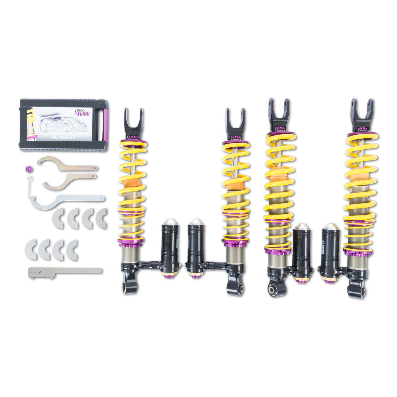 KW Coilover Kit V4 2011+ Lamborghini Aventador Incl. Roadster w/o Electronic Dampers - Image 2