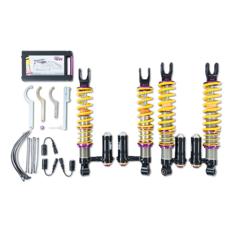 KW Coilover Kit V4 Kit 2011+ Lamborghini Aventador Incl Roadster w/ Electronic Dampers - Image 2